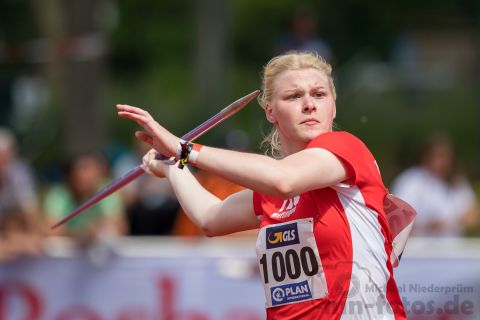 Ann-Kathrin Witt (TV Mettingen); Deutsche U23 Meisterschaften am 16.06.2019 im Stadion Wetzlar in Wetzlar (Hessen), Foto: Michael Niederpruem