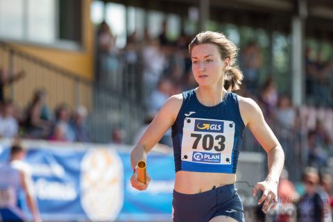 Tessa Srumf (LAV Bayer Uerdingen/Dormagen); Deutsche U23 Meisterschaften am 16.06.2019 im Stadion Wetzlar in Wetzlar (Hessen), Foto: Michael Niederpruem