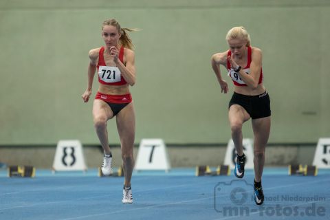 Svenja Pape (VfL Eintracht Hannover); NLV + BLV Leichtathletik Hallenmeisterschaften am 19.01.2019 in Hannover (Sportleistungszentrum), Niedersachsen, Foto: Michael Niederpruem