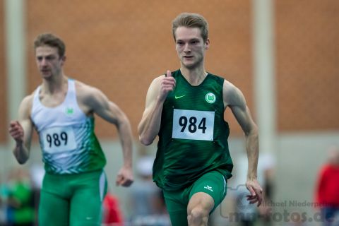Johannes Breitenstein (VfL Wolfsburg); NLV + BLV Leichtathletik Hallenmeisterschaften am 19.01.2019 in Hannover (Sportleistungszentrum), Niedersachsen