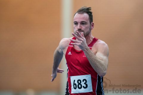 Lennard Kolter (VfL Eintracht Hannover); NLV + BLV Leichtathletik Hallenmeisterschaften am 19.01.2019 in Hannover (Sportleistungszentrum), Niedersachsen