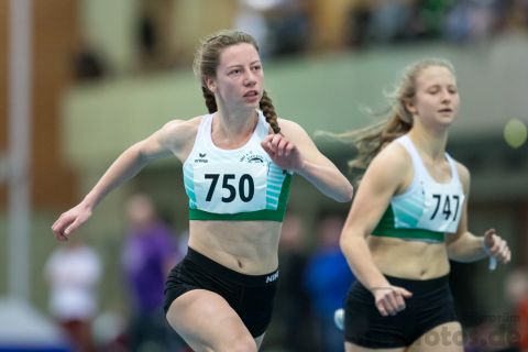 Emilie Philipps (Eintracht Hildesheim); NLV + BLV Leichtathletik Hallenmeisterschaften am 19.01.2019 in Hannover (Sportleistungszentrum), Niedersachsen, Foto: Michael Niederpruem