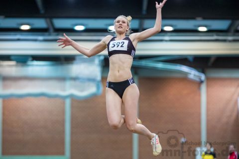 Merle Homeier (VfL Bueckeburg); NLV + BLV Leichtathletik Hallenmeisterschaften am 19.01.2019 in Hannover (Sportleistungszentrum), Niedersachsen, Foto: Michael Niederpruem