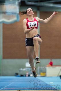 Mareike Nissen (VfL Eintracht Hannover); NLV + BLV Leichtathletik Hallenmeisterschaften am 19.01.2019 in Hannover (Sportleistungszentrum), Niedersachsen, Foto: Michael Niederpruem