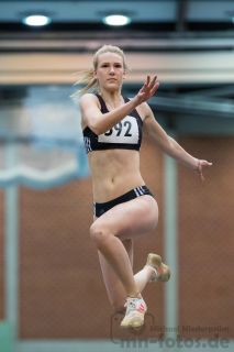 Merle Homeier (VfL Bueckeburg); NLV + BLV Leichtathletik Hallenmeisterschaften am 19.01.2019 in Hannover (Sportleistungszentrum), Niedersachsen, Foto: Michael Niederpruem