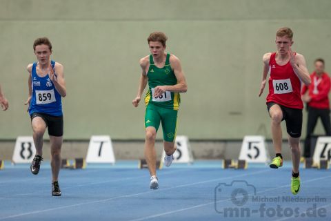 Johannes Honerkamp (OTB Osnabrueck), Malte Staedler (TuS Bothfeld), Patrick Schirdewan (Emder Laufgemeinschaft); NLV + BLV Leichtathletik Hallenmeisterschaften am 19.01.2019 in Hannover (Sportleistungszentrum), Niedersachsen