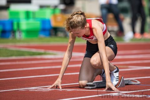 Jana Rohling (LG Osnabrueck); NLV+BLV Meisterschaften am 22.06.2019 im Jahnstadion, Goettingen (Niedersachsen), Foto: Michael Niederpruem