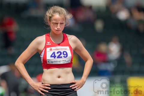 Katharina Schwanke (LG Osnabrueck); NLV+BLV Meisterschaften am 22.06.2019 im Jahnstadion, Goettingen (Niedersachsen)