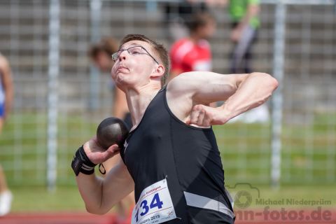 Christian Goltze (TSV Burgdorf); NLV+BLV Meisterschaften am 22.06.2019 im Jahnstadion, Goettingen (Niedersachsen), Foto: Michael Niederpruem