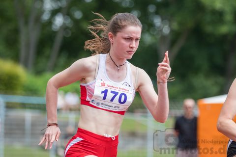 Hannah Bormann (SV Friedrichsfehn); NLV+BLV Meisterschaften am 22.06.2019 im Jahnstadion, Goettingen (Niedersachsen), Foto: Michael Niederpruem