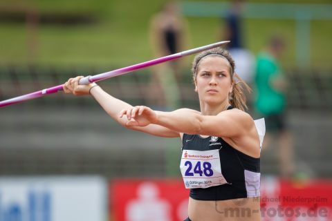 Mareike Roesing (Hannover 96); NLV+BLV Meisterschaften am 22.06.2019 im Jahnstadion, Goettingen (Niedersachsen), Foto: Michael Niederpruem
