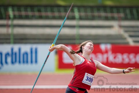 Lena Ullrich (VfL Eintracht Hannover); NLV+BLV Meisterschaften am 22.06.2019 im Jahnstadion, Goettingen (Niedersachsen), Foto: Michael Niederpruem