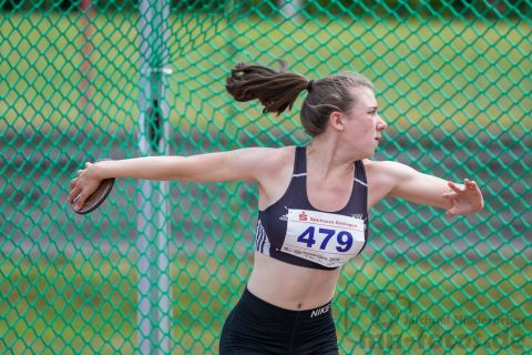 Nina Ebeling (VSV Roessing); NLV+BLV Meisterschaften am 22.06.2019 im Jahnstadion, Goettingen (Niedersachsen), Foto: Michael Niederpruem