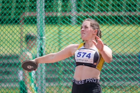 Lena Behrens (LAV Zeven); NLV+BLV Meisterschaften am 22.06.2019 im Jahnstadion, Goettingen (Niedersachsen), Foto: Michael Niederpruem