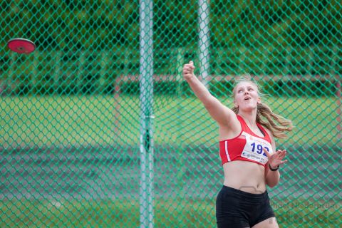 Alyssa Ringe (TSV Gnarrenburg); NLV+BLV Meisterschaften am 22.06.2019 im Jahnstadion, Goettingen (Niedersachsen), Foto: Michael Niederpruem