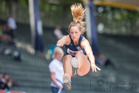 Romina Neu (BV Teutonia Lanstrop); NLV+BLV Meisterschaften am 22.06.2019 im Jahnstadion, Goettingen (Niedersachsen), Foto: Michael Niederpruem
