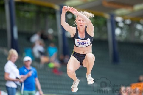 Neele Eckhardt (LG Goettingen); NLV+BLV Meisterschaften am 22.06.2019 im Jahnstadion, Goettingen (Niedersachsen)