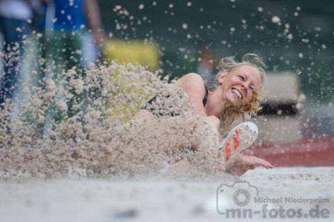 Neele Eckhardt (LG Goettingen); NLV+BLV Meisterschaften am 22.06.2019 im Jahnstadion, Goettingen (Niedersachsen), Foto: Michael Niederpruem