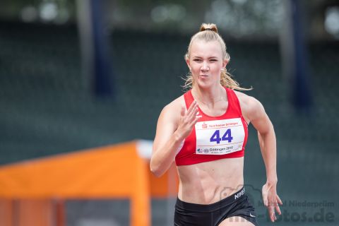 Kira Wittmann (SV Quitt Ankum); NLV+BLV Meisterschaften am 22.06.2019 im Jahnstadion, Goettingen (Niedersachsen)
