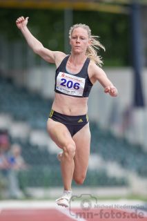 Neele Eckhardt (LG Goettingen); NLV+BLV Meisterschaften am 22.06.2019 im Jahnstadion, Goettingen (Niedersachsen), Foto: Michael Niederpruem