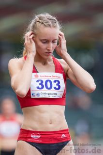 Svenja Pape (VfL Eintracht Hannover); NLV+BLV Meisterschaften am 22.06.2019 im Jahnstadion, Goettingen (Niedersachsen), Foto: Michael Niederpruem
