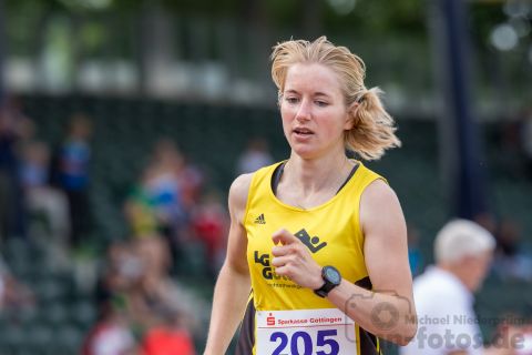 Julia Boerner (LG Goettingen); NLV+BLV Meisterschaften am 22.06.2019 im Jahnstadion, Goettingen (Niedersachsen), Foto: Michael Niederpruem