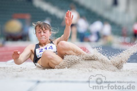 Johanna Hillebrand (LG Goettingen); NLV+BLV Meisterschaften am 22.06.2019 im Jahnstadion, Goettingen (Niedersachsen), Foto: Michael Niederpruem