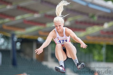 Lieske Meiners (SV Friedrichsfehn); NLV+BLV Meisterschaften am 22.06.2019 im Jahnstadion, Goettingen (Niedersachsen), Foto: Michael Niederpruem