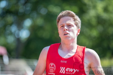 Florian Bochert (TSVE 1890 Bielefeld); NLV+BLV Meisterschaften am 23.06.2019 im Jahnstadion, Goettingen (Niedersachsen), Foto: Michael Niederpruem