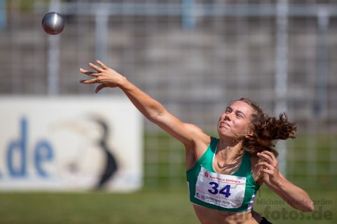 Wiebke Oelgardt (SV Werder Bremen); NLV+BLV Meisterschaften am 23.06.2019 im Jahnstadion, Goettingen (Niedersachsen), Foto: Michael Niederpruem