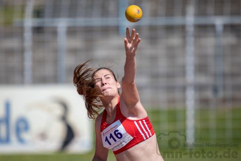 Ann-Kathrin Schmidt (LG Braunschweig); NLV+BLV Meisterschaften am 23.06.2019 im Jahnstadion, Goettingen (Niedersachsen), Foto: Michael Niederpruem