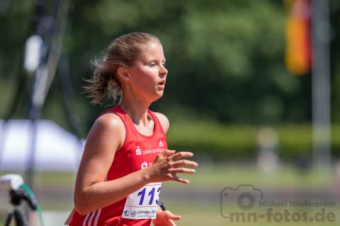 Karianne Noelken (LG Braunschweig); NLV+BLV Meisterschaften am 23.06.2019 im Jahnstadion, Goettingen (Niedersachsen), Foto: Michael Niederpruem