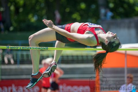 Mareike Nissen (VfL Eintracht Hannover); NLV+BLV Meisterschaften am 23.06.2019 im Jahnstadion, Goettingen (Niedersachsen), Foto: Michael Niederpruem