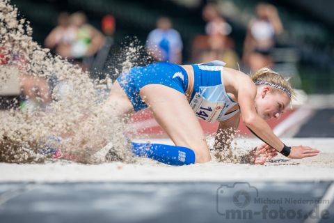 Marie Dehning (LG Celle-Land); NLV+BLV Meisterschaften am 23.06.2019 im Jahnstadion, Goettingen (Niedersachsen), Foto: Michael Niederpruem