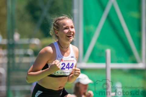 Lale Eden (Hannover 96); NLV+BLV Meisterschaften am 23.06.2019 im Jahnstadion, Goettingen (Niedersachsen), Foto: Michael Niederpruem