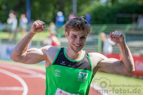 Jannis Gercken (TSV Wehdel); NLV+BLV Meisterschaften am 23.06.2019 im Jahnstadion, Goettingen (Niedersachsen), Foto: Michael Niederpruem