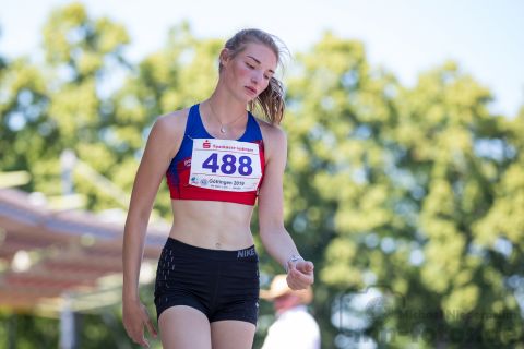 Nina Silvester (TV Jahn Schneverdingen); NLV+BLV Meisterschaften am 23.06.2019 im Jahnstadion, Goettingen (Niedersachsen), Foto: Michael Niederpruem