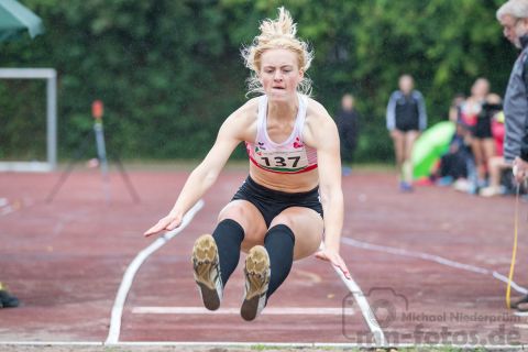 Lilian Toesmann (LG Olympia Dortmund); NRW Mehrkampfmeisterschaften U20/U18/U16 am 14.07.2019 im Stadion Schulzentrum Süd, Bad Oeynhausen (Nordrhein-Westfalen)