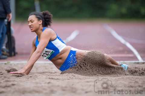 Joyce Oguama (TV Wattenscheid 01); NRW Mehrkampfmeisterschaften U20/U18/U16 am 14.07.2019 im Stadion Schulzentrum Süd, Bad Oeynhausen (Nordrhein-Westfalen)
