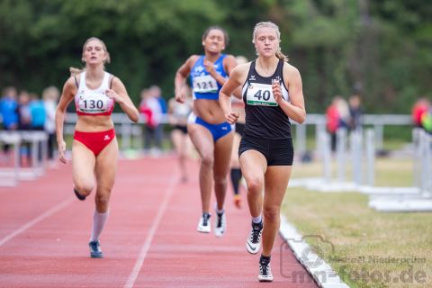 Svenja Bellon (LG Buende/Loehne); NRW Mehrkampfmeisterschaften U20/U18/U16 am 14.07.2019 im Stadion Schulzentrum Süd, Bad Oeynhausen (Nordrhein-Westfalen)