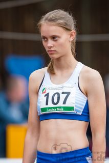 Louisa Meis (TV Gladbeck 1912); NRW Mehrkampfmeisterschaften U20/U18/U16 am 14.07.2019 im Stadion Schulzentrum Süd, Bad Oeynhausen (Nordrhein-Westfalen)