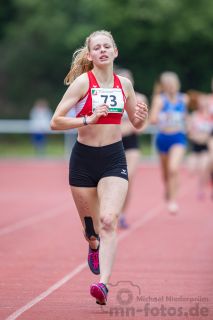 Elayna Krisch (LG Olympia Dortmund); NRW Mehrkampfmeisterschaften U20/U18/U16 am 14.07.2019 im Stadion Schulzentrum Süd, Bad Oeynhausen (Nordrhein-Westfalen)