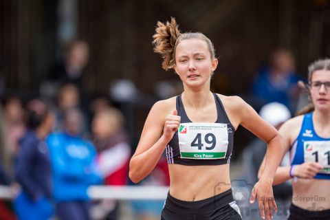Kira Pauer (LG Buende/Loehne); NRW Mehrkampfmeisterschaften U20/U18/U16 am 14.07.2019 im Stadion Schulzentrum Süd, Bad Oeynhausen (Nordrhein-Westfalen)
