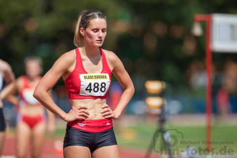 Aline Petry (Nr. 488, VfL Eintracht Hannover); Norddeutsche Meisterschaften am 20.07.2019 im Erika-Fisch-Stadion, Hannover (Niedersachsen)