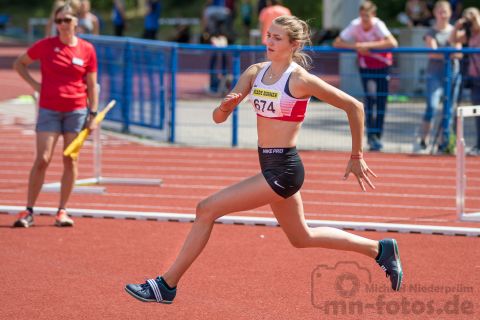 Meike Haiduk (Nr. 674, LG Neumuenster); Norddeutsche Meisterschaften am 20.07.2019 im Erika-Fisch-Stadion, Hannover (Niedersachsen)