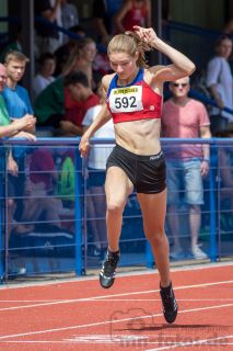 Nina Silvester (Nr. 592, TV Jahn Schneverdingen); Norddeutsche Meisterschaften am 20.07.2019 im Erika-Fisch-Stadion, Hannover (Niedersachsen)