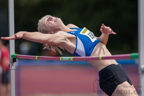Janina Lange (Nr. 690, MTV Luebeck); Norddeutsche Meisterschaften am 20.07.2019 im Erika-Fisch-Stadion, Hannover (Niedersachsen)