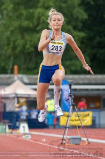 Lucy Junge (Nr. 283, HSG Universitaet Greifswald); Norddeutsche Meisterschaften am 20.07.2019 im Erika-Fisch-Stadion, Hannover (Niedersachsen)