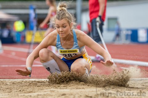 Lucy Junge (Nr. 283, HSG Universitaet Greifswald); Norddeutsche Meisterschaften am 20.07.2019 im Erika-Fisch-Stadion, Hannover (Niedersachsen)