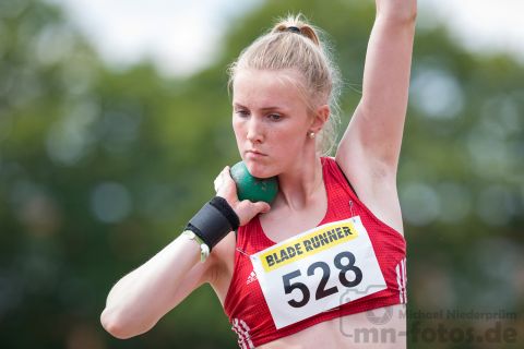 Marie Goetting (Nr. 528, SV Molbergen); Norddeutsche Meisterschaften am 20.07.2019 im Erika-Fisch-Stadion, Hannover (Niedersachsen)
